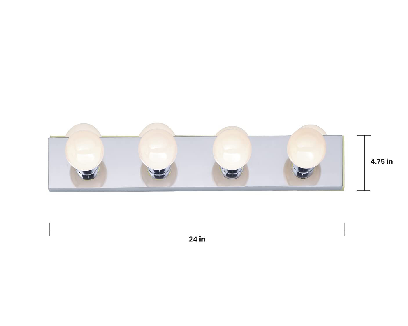Nuvo Lighting SF77/193 4-Light Bathroom Vanity Light Bar, 24